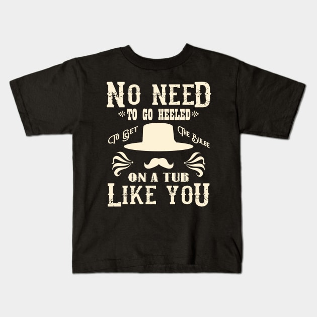 Wyatt Earp quote Kids T-Shirt by MonkeyKing